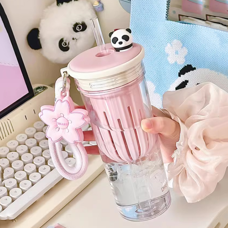 Water Purification Straw - 650ml Kawaii Water Bottle With Filter