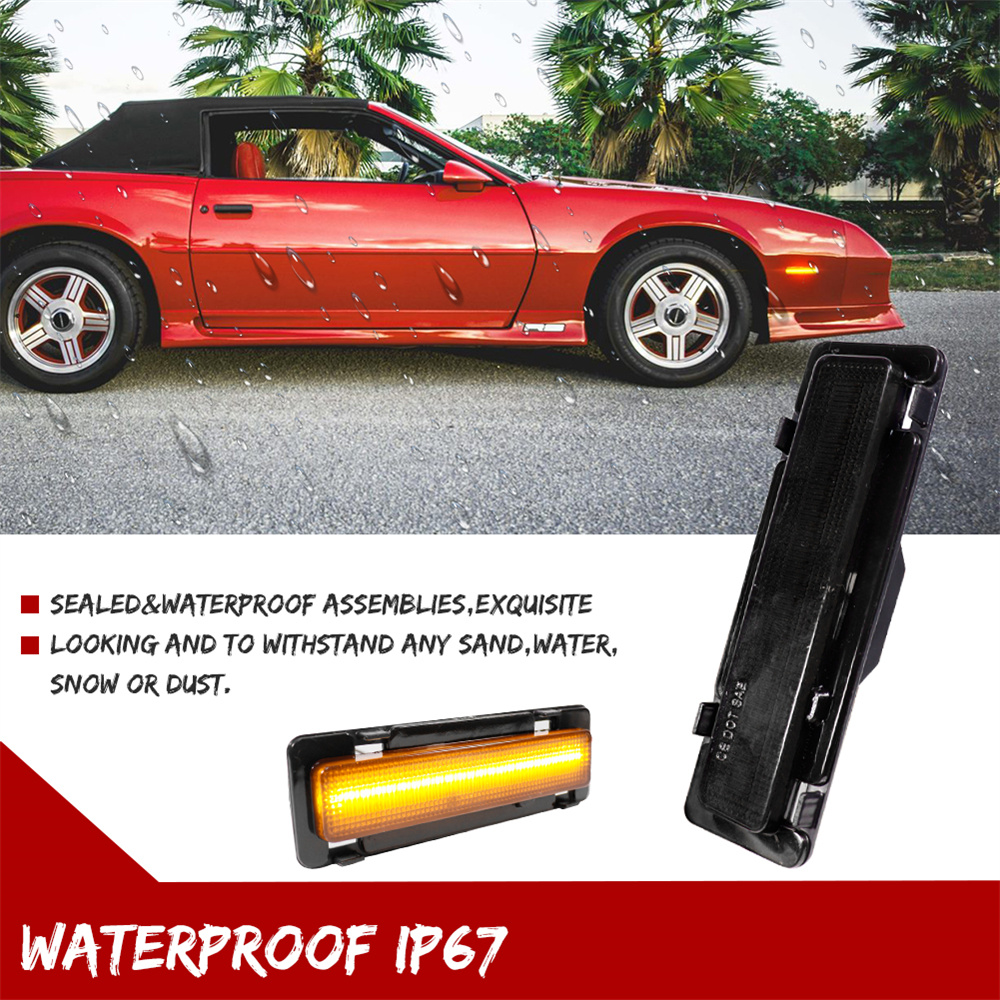 Car LED Front / Rear Fender Fl - Signal Flare Kit 评论和价格