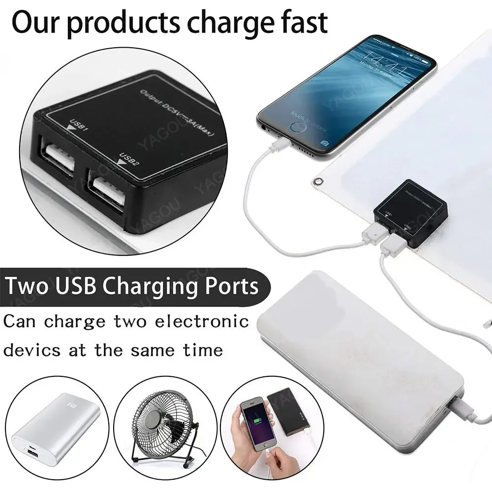 Sun Powered High Speed Dual US - Solar Emergency Charger 评论和价格
