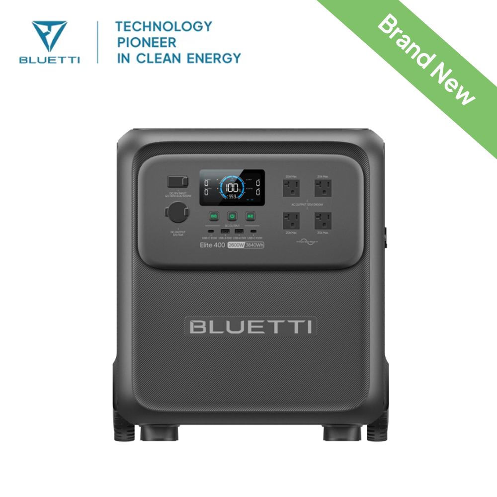 BLUETTI Elite 400 2600W 3840Wh - Solar Emergency Charger 评论和价格